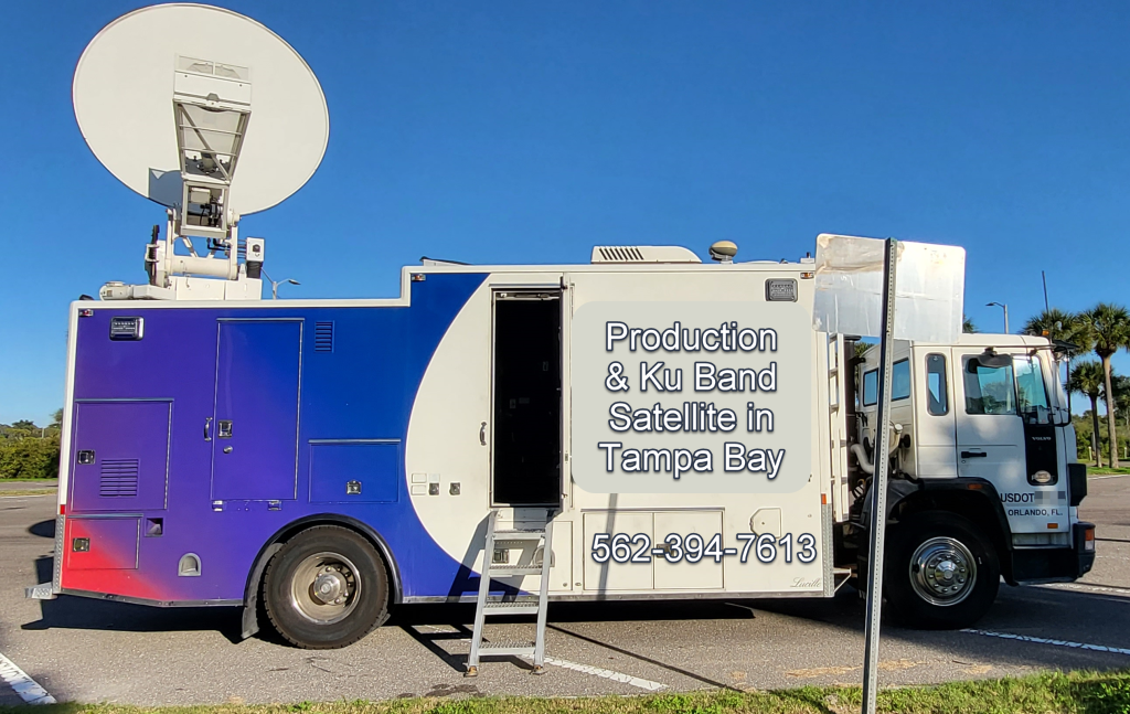 Ku Satellite Uplink in Florida. Bases in Tampa Ba
